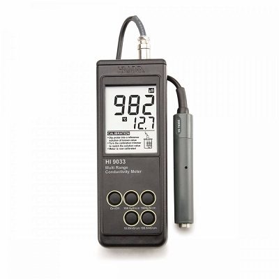 9033 resize Heavy Duty Waterproof Portable Conductivity Meter, HI 9033