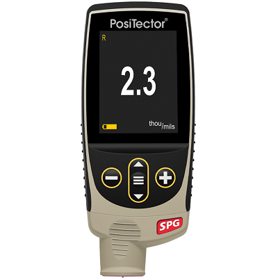 PosiTectorSPG 1 Straight On resize PosiTector® SPG-Surface Profile Gages for Blasted Steel, Textured Coatings and Concrete Profile